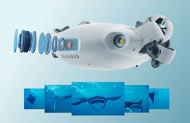 QYSEA Fifish V-EVO Enhanced Full-Area 4K 60FPS AI Underwater Drone - Image 7